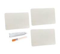 UncleS Patchs De Réparation De Bateau Gonflable en PVC 6 Pièces Perforation De Bateau pour Kayak Gonflable Canoë Jouet Aquatique Patchs De Réparation De Radeau en PVC