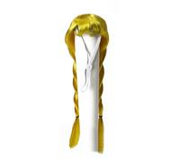 UncleS Perruques Amusantes pour Animaux De Compagnie Postiche d'oie Décoration Costume avec Tresse/Queue Cheval pour Diverses Occasions Et Tenue Nouveauté Couvre-Chef Confortables