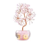 UncleS Pierres de cristal artisanales, pierres de richesse, arbre d'argent pour une fortune améliorée pour les entrepreneurs chance avec de l'argent