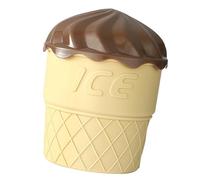 UncleS Plateau De Fabrication Glace en Silicone Souple Peu Encombrant Lavable Lave-Vaisselle Seau À Vin en Forme Crème avec Couvercle Accessoires Cuisine Moule À Crème Peu Encombrant