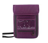 UncleS Pochette de voyage pour carte de crédit, passeport, porte-passeport, porte-documents, anti-livre, sac à bandoulière