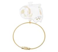 UncleS Porte-clés commémoratif en forme de chaton pour ranger les poils perdus