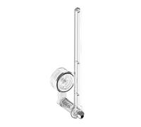 UncleS Porte-serviettes en papier adhésif portable mural Conception d'économie d'espace Accessoires pour environnement humide Titulaire de puissance d'aspiration puissante