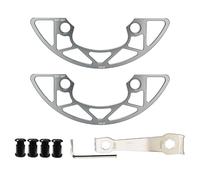 UncleS Protection d'anneau de chaîne en alliage d'aluminium et boulons de protection de chaîne de vélo Couvertures de chaîne de VTT Anneaux Couverture de roue de chaîne de vélo