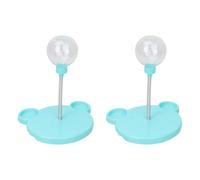 UncleS Puzzle Traité Feeder Jouet pour chat avec balle instable Jouet de stimulation mentale pour les habitudes alimentaires de santé et le jeu actif 2 pièces Balle alimentaire Wobble pour chatons