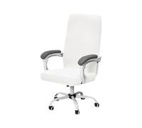 UncleS Renards argentés Velvet Stretch Seat Couverture Respirant Protecteur de lavage pour la maison Bureau Fauteuil tourbillons en velours lavable Protection de chaise de bureau