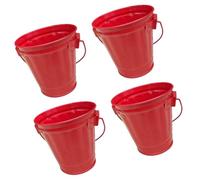 UncleS Seau de jardin décoratif multi-usages en métal idéal pour les succulentes arrangements de fête, fournitures de fête, décorations de fête, rond porte-stylo en métal