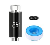 UncleS Shower Head Temperature Monitor Portable LED Water for Baby Bathing and Home Installation Portable Waterproof Indicator