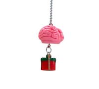 UncleS Simulation unique du cerveau Porte-clés Porte-clés Fait à la main Sac cadeau Gothique Vacances Origine pour les amateurs de bijoux tendance Cadeau d'anniversaire, g, taille unique