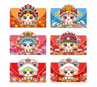 UncleS Snake Hong Bao pour les fêtes du Nouvel An et cadeau avec des motifs de serpent Porte-monnaie unique pour tradition culturelle Sac porte-bonheur