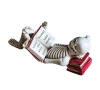 UncleS Squelette avec figurine en résine Statue pour amateurs de livres à domicile et bureau Art décoratif pour étagères et bureaux Décoration de bureau moderne