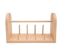 UncleS Support de fil en bois pour 9 bobines de fil de broderie, organiseurs de couture, support de rangement pour la gestion du matelassage