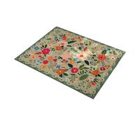 UncleS Tapis Lavable avec Floral Doux Et Sensation Luxueuse pour Marcher Pieds Nus Tapis De Bain Antidérapant