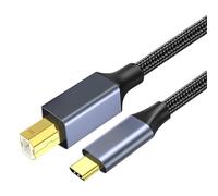 UncleS USB C Printer Cable Type To USB B Male Scanner Cord For Printing Laptop Computer Musical Keyboards To Printer Scanner