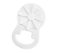 UncleS Verres magnétiques multifonctionnels en lin avec chaînes réglables Accessoires de lunettes pour femmes et étudiants Silicone léger avec support de lunettes, Blanc., taille unique