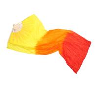 UncleS Voile léger imitation soie Belly Dance Fan Flexible Bambou Long Danse pour spectacles et formations Idéal pour les fans de compétitions
