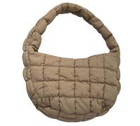 UncleS Women Armpit Bag Trendy Handbag All-matching Underarm Korean Styles Shoulder Stylish Quilted Cloud For Daily Korean Styles Armpit For Women Quilted Cloud Shoulder Pleated Handbag