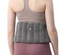 UNCN Coussin Chauffant Dos Micro-Ondes | Bouillotte sèche noyaux de cerise | Compresse Chaude à Lavande et Plantes Bienfaisantes en Polaire, pour Soulager les Douleurs Musculaires78x19cm