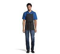 Uncommon Threads Tablier de restaurant unisexe réglable à 3 poches - Noir - Taille unique