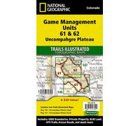 Uncompahgre Plateau GMU (lot de cartes) | National Geographic