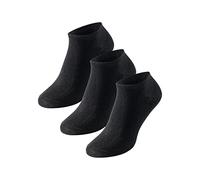 Uncover by Schiesser 3 Pack Damensneaker Lot de 3 Baskets Femme, Schwarz, 35/38