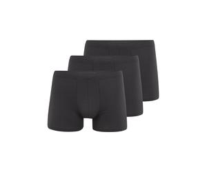uncover by SCHIESSER Boxers '3-Pack Uncover' gris foncé, Taille S