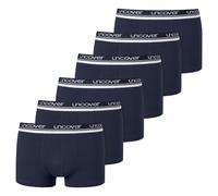 uncover by SCHIESSER Boxers bleu foncé / blanc, Taille XL