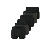 uncover by SCHIESSER Boxers ' Cotton Series ' anthracite / noir, Taille S