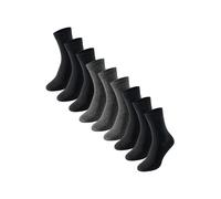 uncover by SCHIESSER Chaussettes gris chiné / noir, Taille 39-42