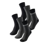 uncover by SCHIESSER Chaussettes gris clair / gris chiné / noir / blanc cassé, Taille 39-42