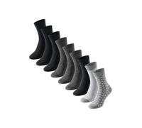 uncover by SCHIESSER Chaussettes gris / gris clair / gris foncé / noir, Taille 39-42