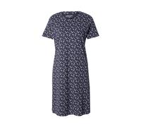 uncover by Schiesser Chemise de nuit pour femme à manches courtes bleu foncé/blanc Taille S