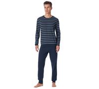 Uncover By Schiesser Homme Pyjama, Long - Garniture, Rayé, Unique J