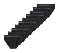 Uncover By Schiesser Homme Slips, 10er Paquet - Rio Slip, Jersey Simple, Einfa