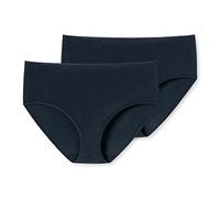 Uncover by Schiesser Lot de 2 Midi sous-vêtement, Bleu foncé, Femme