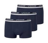 Uncover by Schiesser Lot de 3 Shorts sous-vêtement, Bleu foncé, XXL Homme