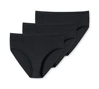Uncover by Schiesser Lot de 3 Slips Midi sous-vêtement, 3 x Noires, M Femme