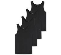 Uncover by Schiesser Lot de 4 débardeurs pour homme - En coton, 4 x noir., L