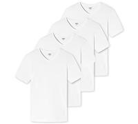 Uncover by Schiesser - Lot de 4 maillots de corps pour homme - Manches courtes - Coton, 4 x blanc., M