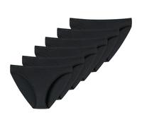 Uncover by Schiesser Lot de 6 Slips Femme Tai Coton Stretch