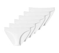 Uncover by Schiesser Lot de 6 Slips Femme Tai Coton Stretch