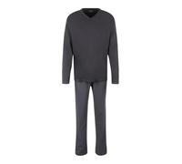 uncover by SCHIESSER Pyjama long 'UNCOVER Night' noir, Taille XXL