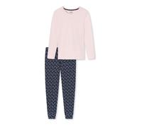 uncover by SCHIESSER Pyjama ' Nightwear ' bleu foncé / rosé / blanc, Taille 5XL