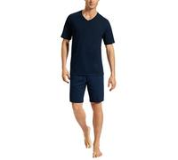 Uncover by Schiesser Schlafanzug Kurz Pyjama Court, Nachtblau, 58 Homme