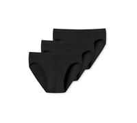 Uncover by Schiesser Lot de 3 Slips Supermini pour Homme avec Poignets Doux - Mélange de Coton Stretch, Noir, XL