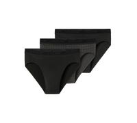 uncover by SCHIESSER Slip 'Cotton' gris foncé / noir, Taille XL