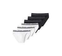 uncover by SCHIESSER Slip noir / blanc, Taille S