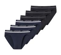 Uncover By Schiesser Slip pour Homme 6er Paquet - Rio Slip, Série " ", Logobu