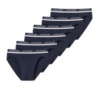 Uncover By Schiesser Slip pour Homme 6er Paquet - Rio Slip, Série " ", Logobu