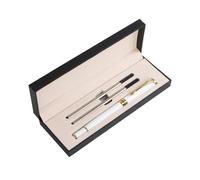 Uncovered Metal Signature Pen Creative Personality Commémorative Pen - White Box Set